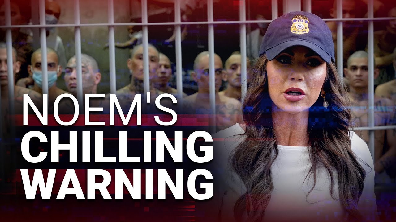 Kristi Noem sends chilling warning to criminal aliens from inside El Salvadorian prison