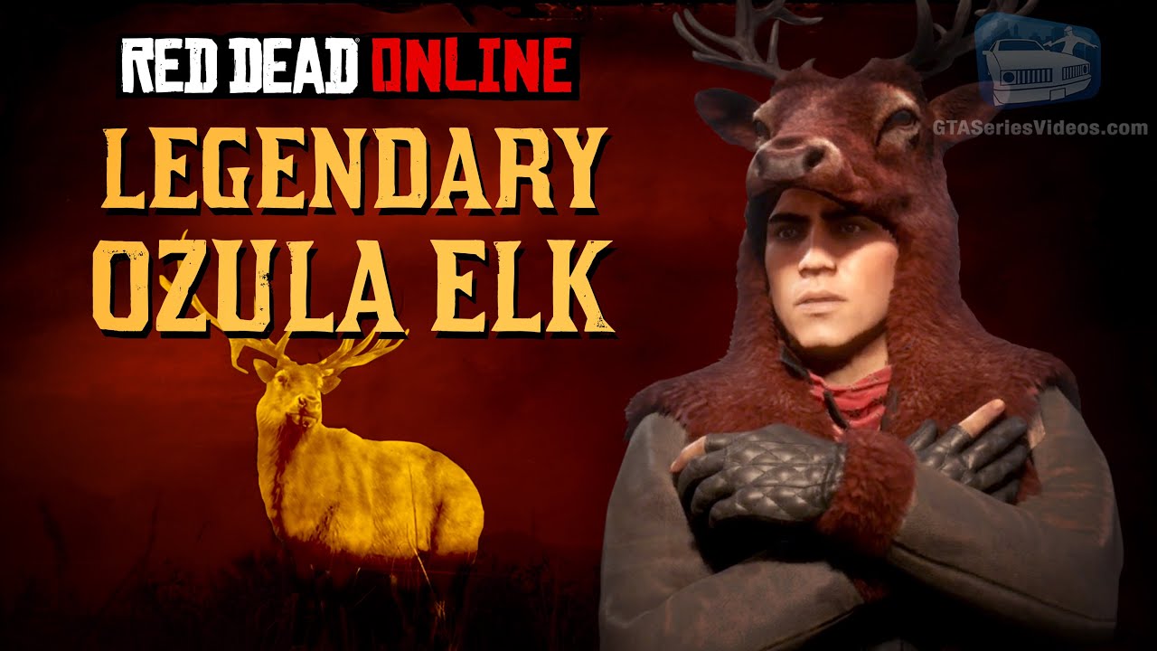 Red Dead Online - Legendary Ozula Elk Location [Animal Field Guide]