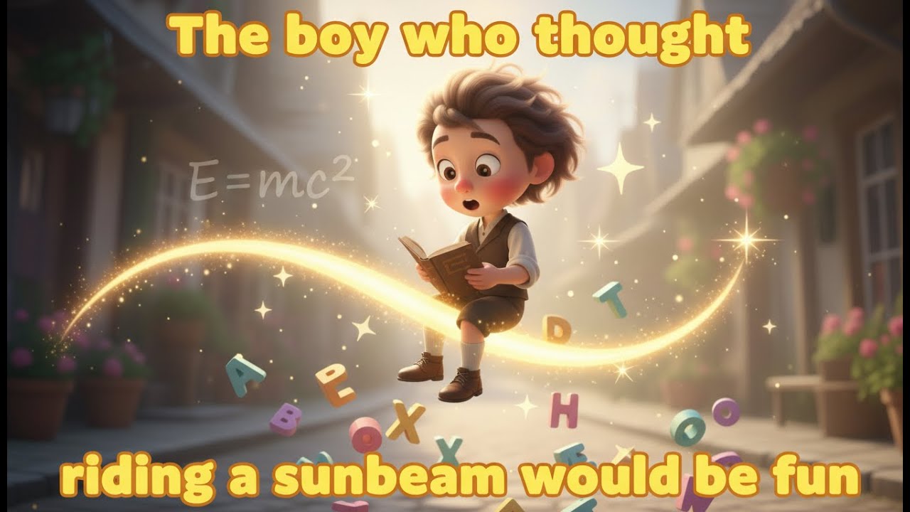 The Boy Wo Thought Riding A Sunbeam Would be Fun!- Albert Einstein