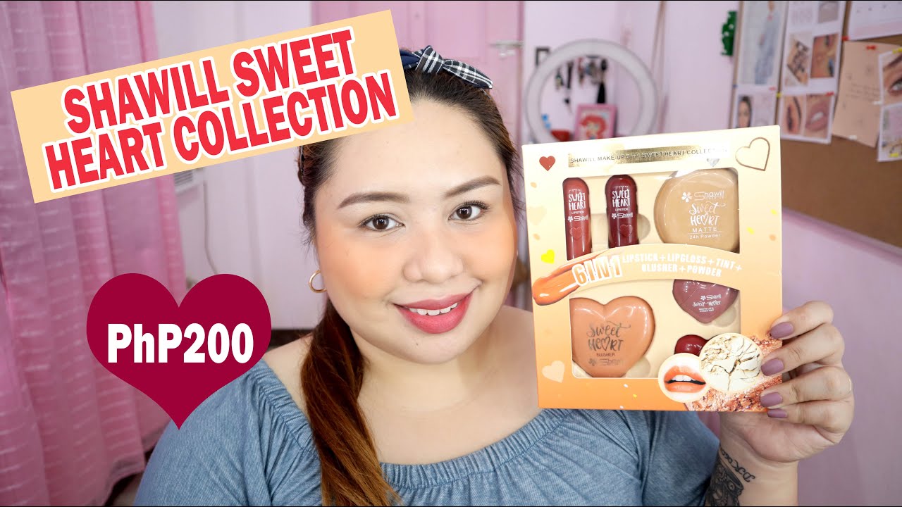SHAWILL SWEET HEART MAKEUP REVIEW! PWEDE PANGREGALO | Karenliz TV