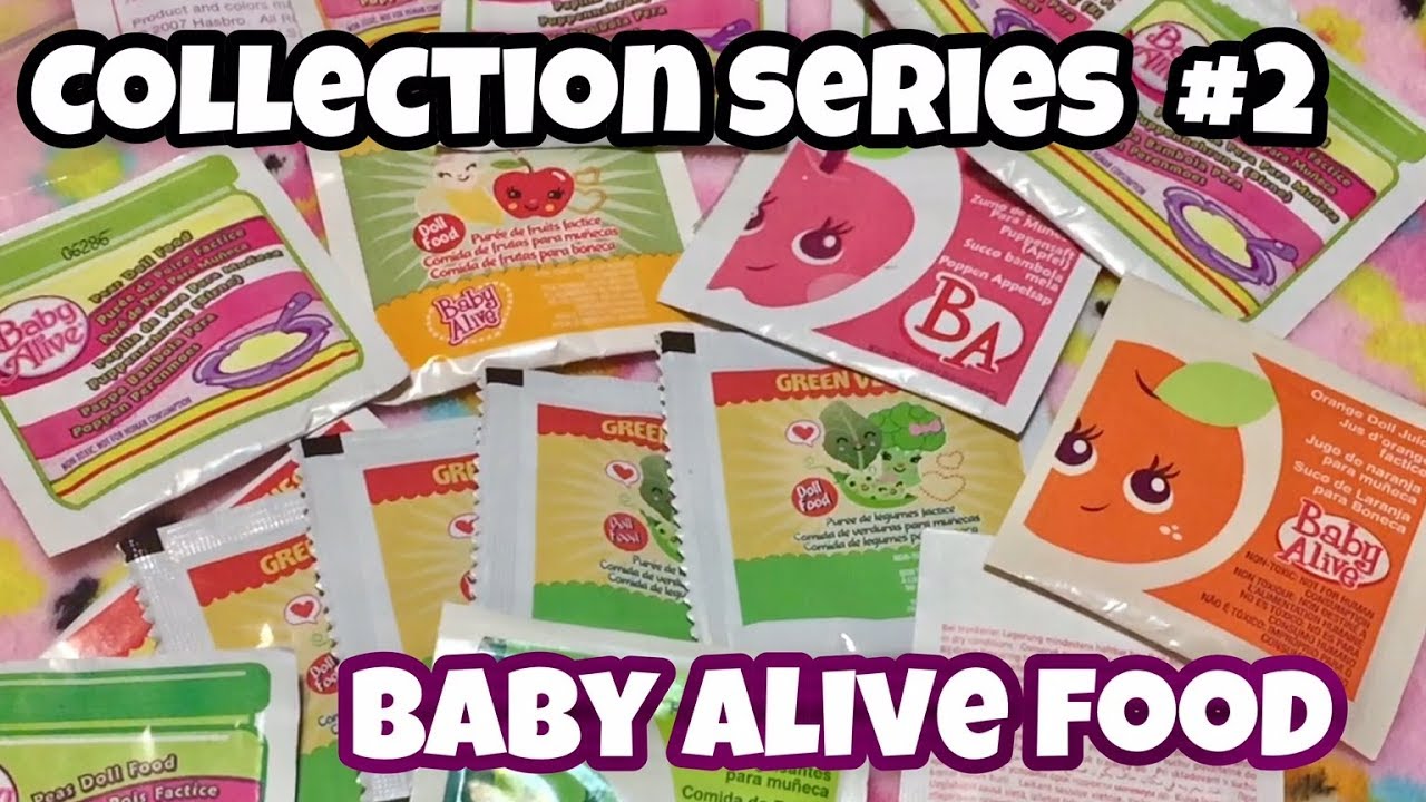 2️⃣ Baby Alive collection video Baby Alive food collection