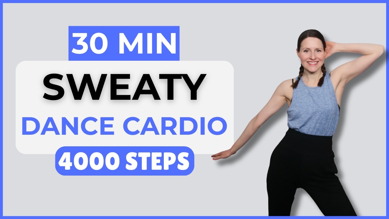 30 Minute Walk at Home For Weight Loss | Fat Burn, Dancy, No Jumping, Super Fun & Sweaty