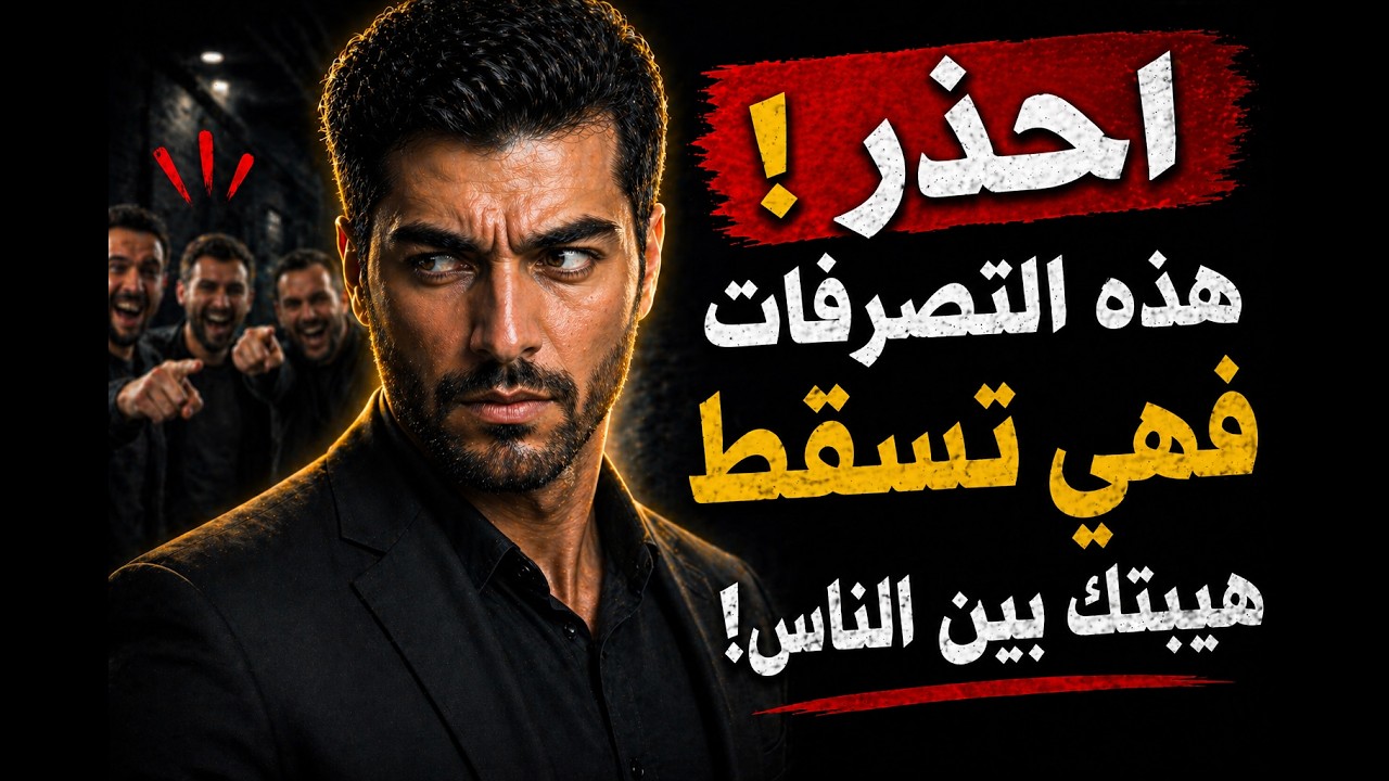 احذر هذه التصرفات فهي تسقط هيبتك بين الناس!