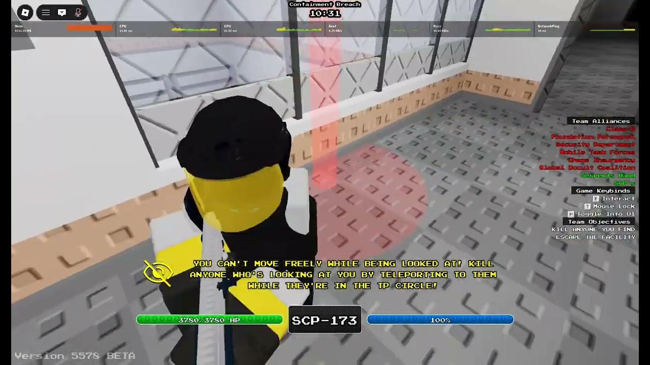 First Video Of SCP: RETROBREACH (recording went off)