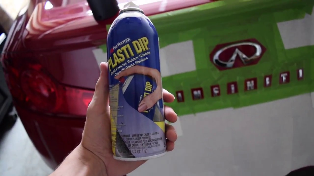 How to Plasti Dip Emblems/ Badges on a Car
