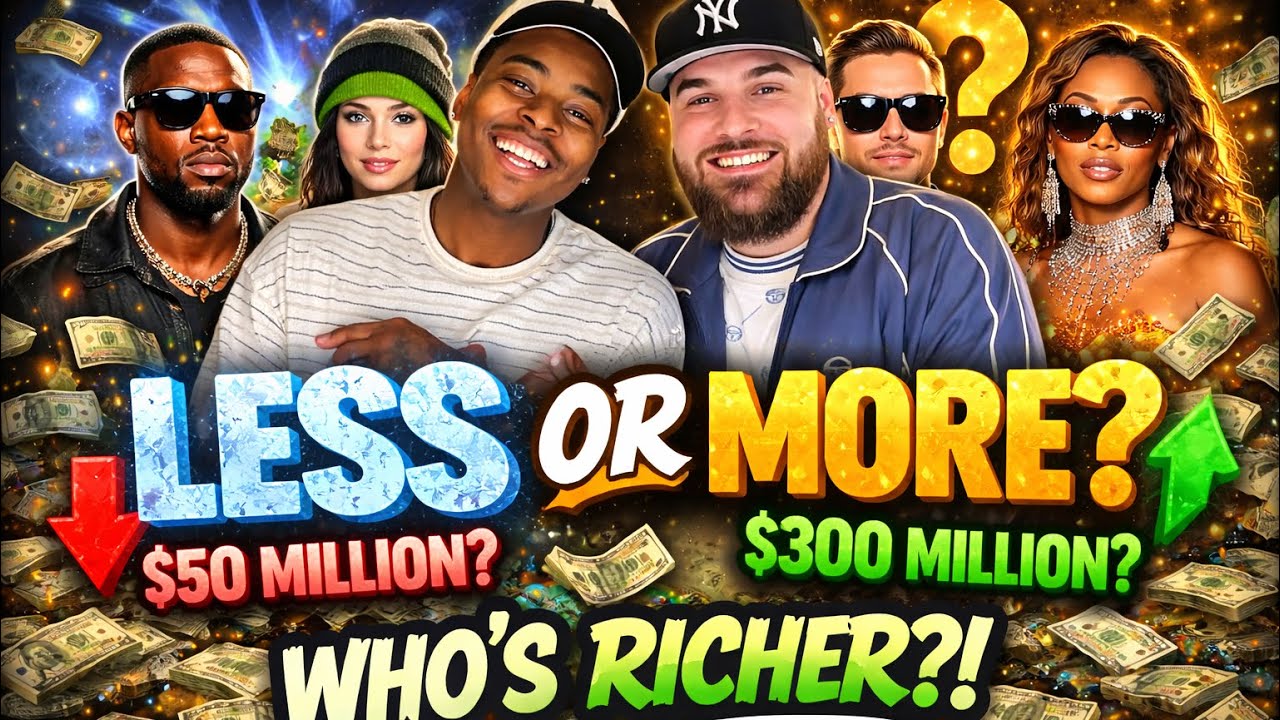 Less or More: 315CA$H sits in the hot seat to see if he can say who has less or more 