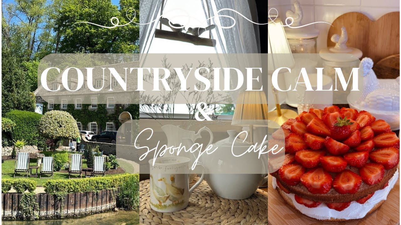 Slow Living in Bibury 🌿 A Peaceful Cotswolds Village Walk, Garden Moments & Cosy Baking