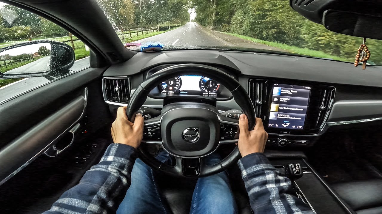 2017 Volvo V90 2.0 D4 190 Hp  POV Test Drive @DRIVEWAVE1