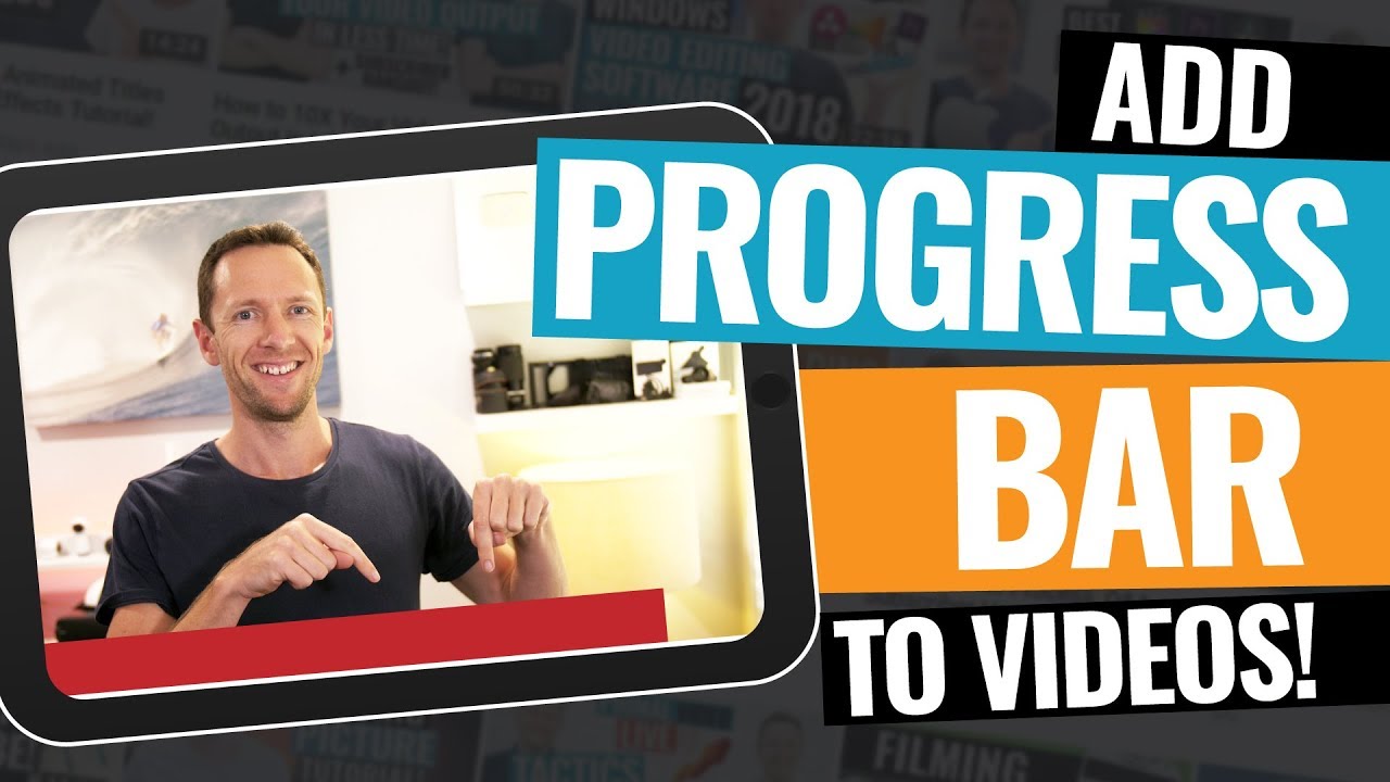 How to add PROGRESS BAR to Video!