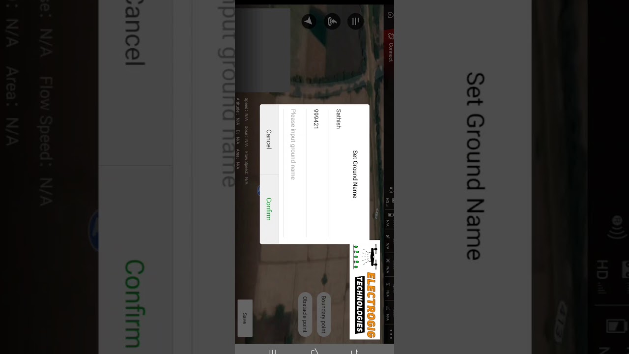 Agri Assistant App Mapping field for Autonomous Spraying