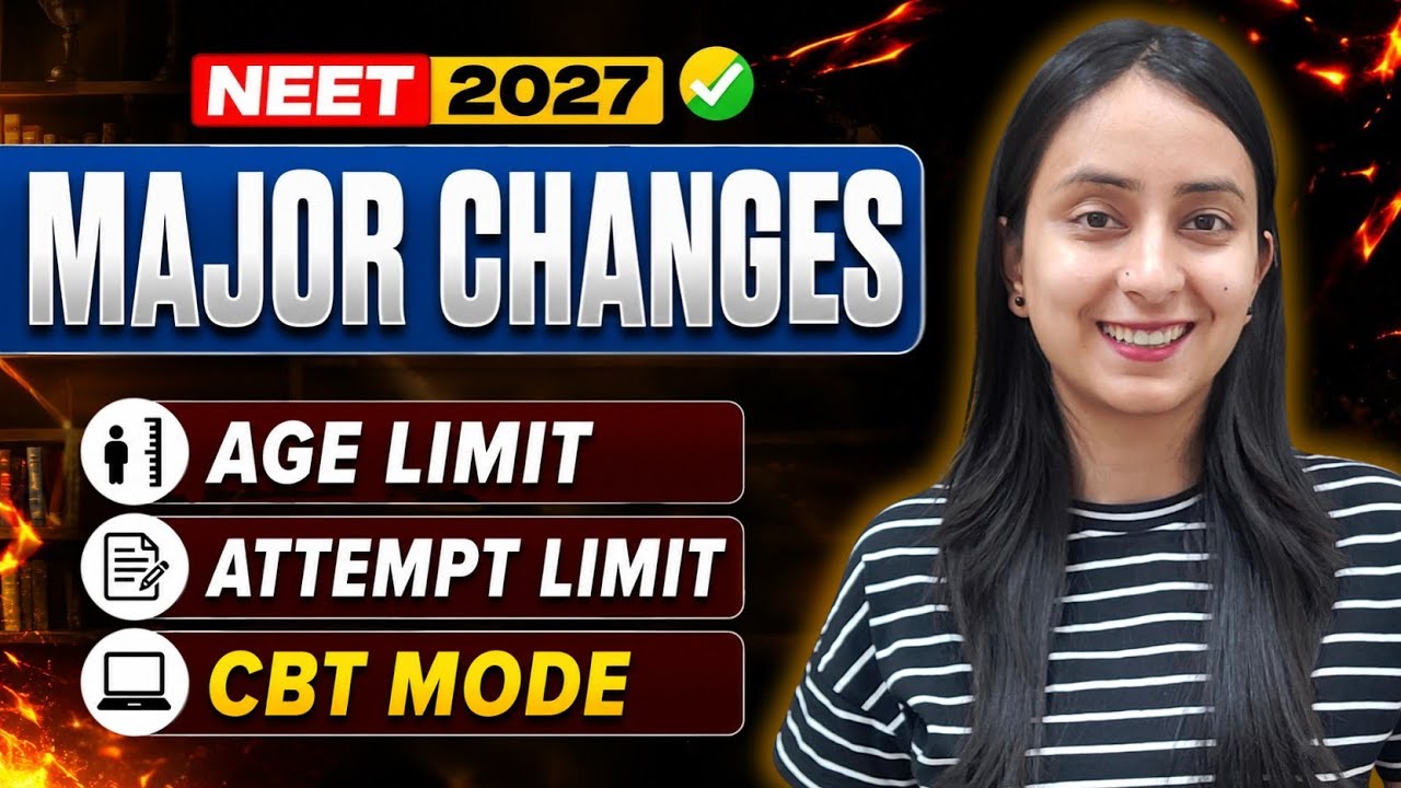 🚨Major Changes in NEET 2027 | CBT Mode💻 | Age & Attempt Limit❌️ #neet #update #neet2026 #yt