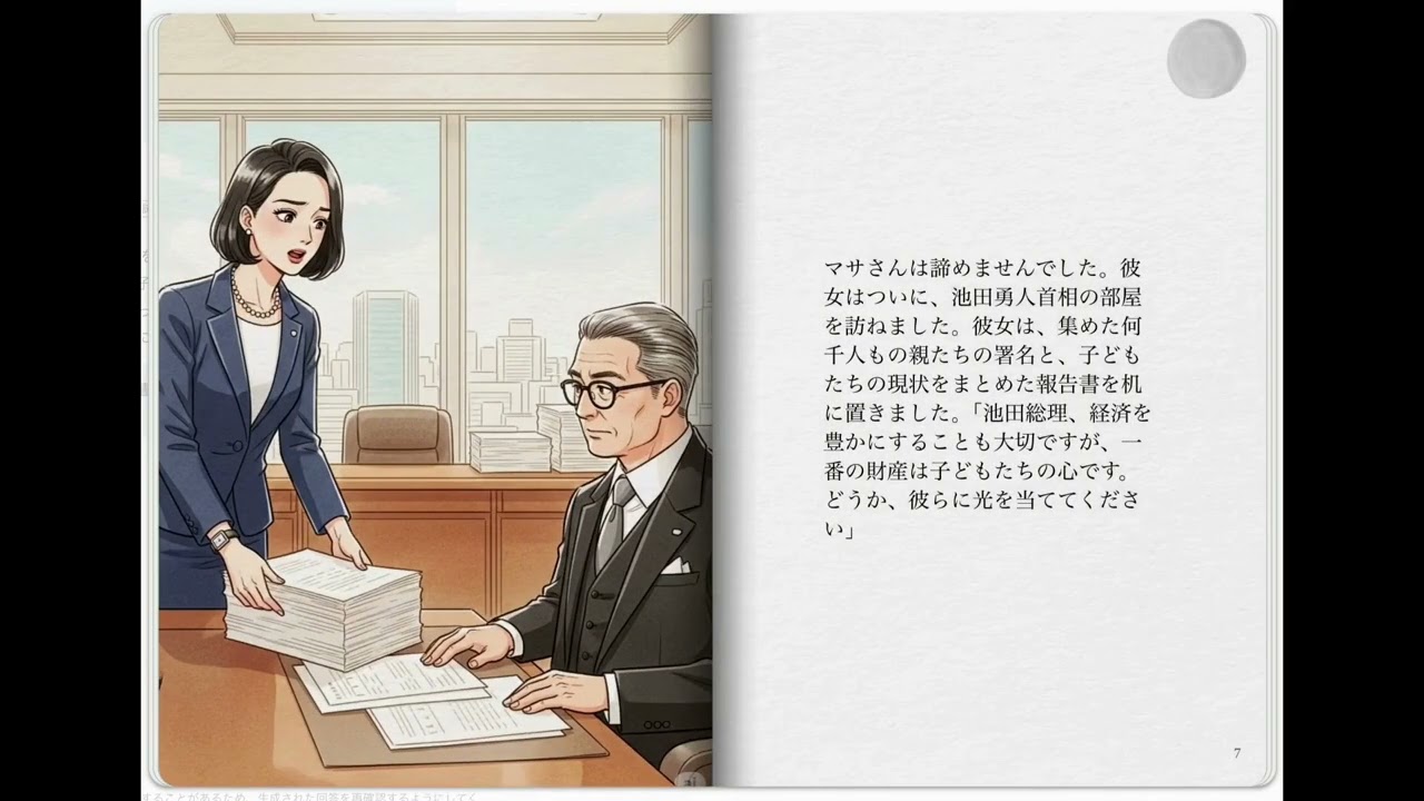当たり前のように思っている、教科書無償配布を勝ち取った女性議員。当時の◯◯党、柏原ヤスさんです。野党でも情熱があれば実現できる。Google STORYで作ってみた。