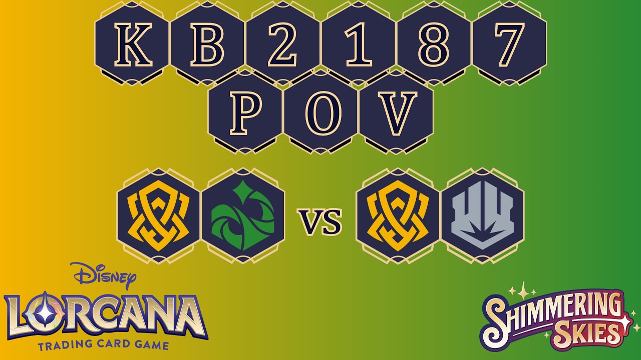 Lorcana POV SSK 2024.08.19 Rd 4 Amber/Emerald Songs Discard vs Amber/Steel Songs