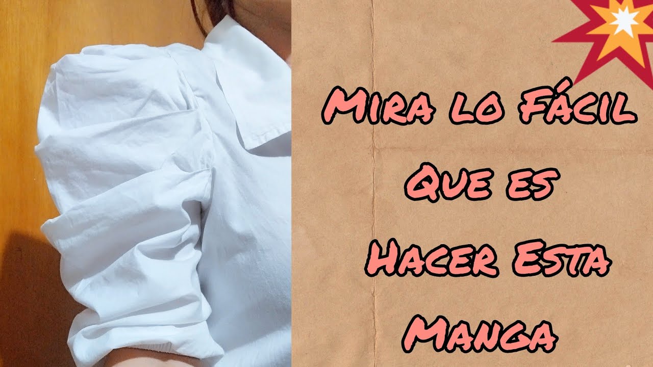 Manga Abullonada Fácil de hacer// Patrón básico Incluido