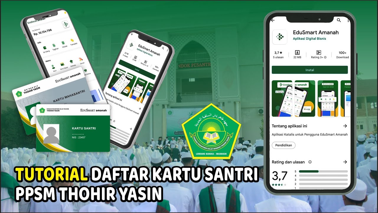 tutorial daftar akun edu smart PPSM THOHIR YASIN