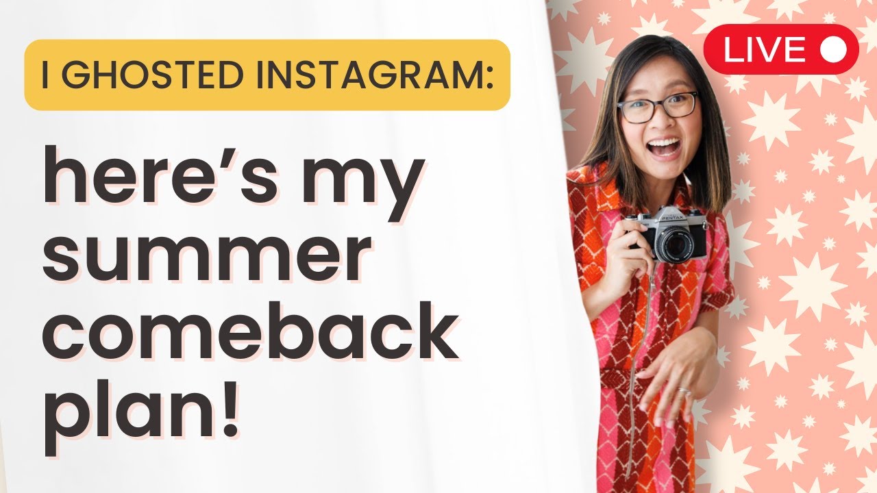 I ghosted my Instagram: here's my summer social media comeback plan!
