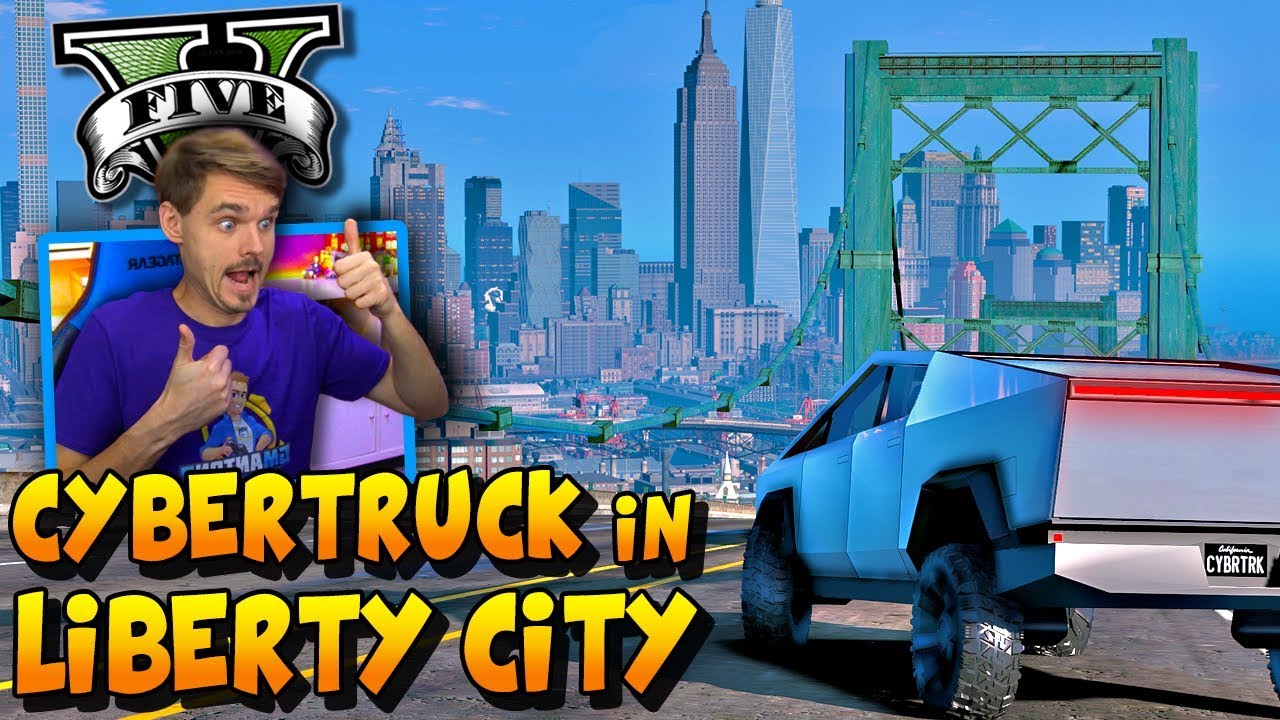GTA 5 Liberty City Mod: Exploring in a Tesla Cybertruck | #GTA5RealLifeMod #GTA5 #GTA5Mods