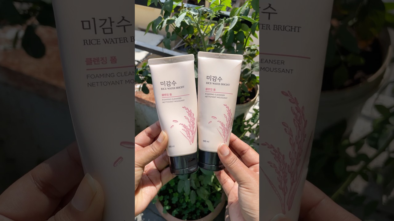 The Face Shop Rice Water Face Wash🫧🌾#Ricewaterfacewash #TheFaceShop ##Facewash