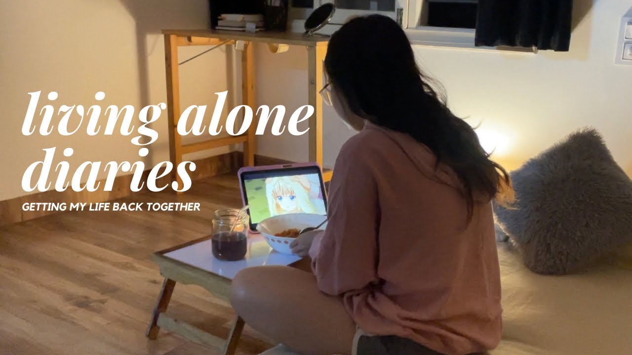 GETTING MY LIFE TOGETHER: deep cleaning, laundry, grocery shopping, skincare,anime|living alone vlog