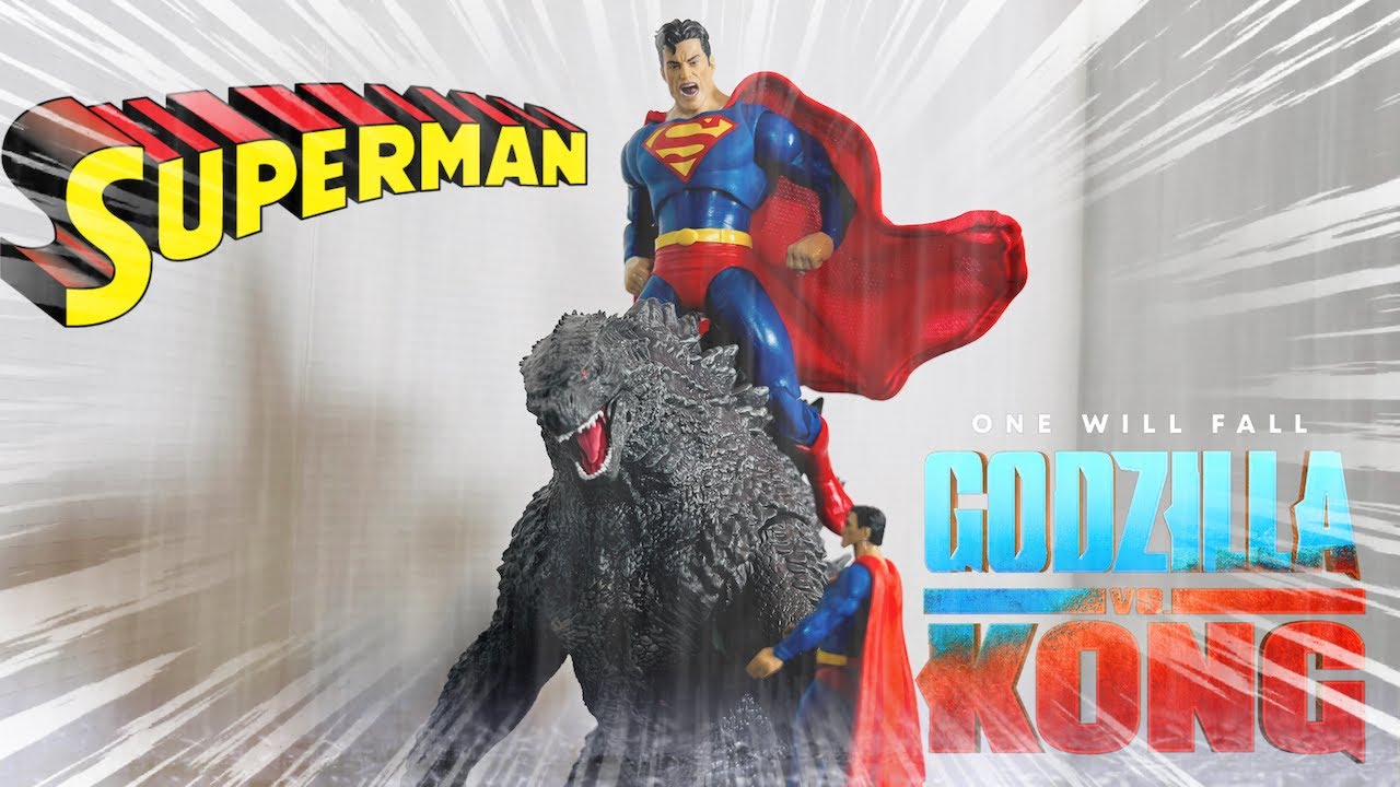 Superman vs Godzilla McFarlane Toys DC Monsterverse