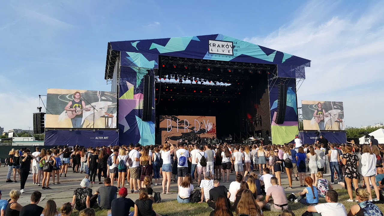 Birdy - Wings (Live Festival Kraków 2017)