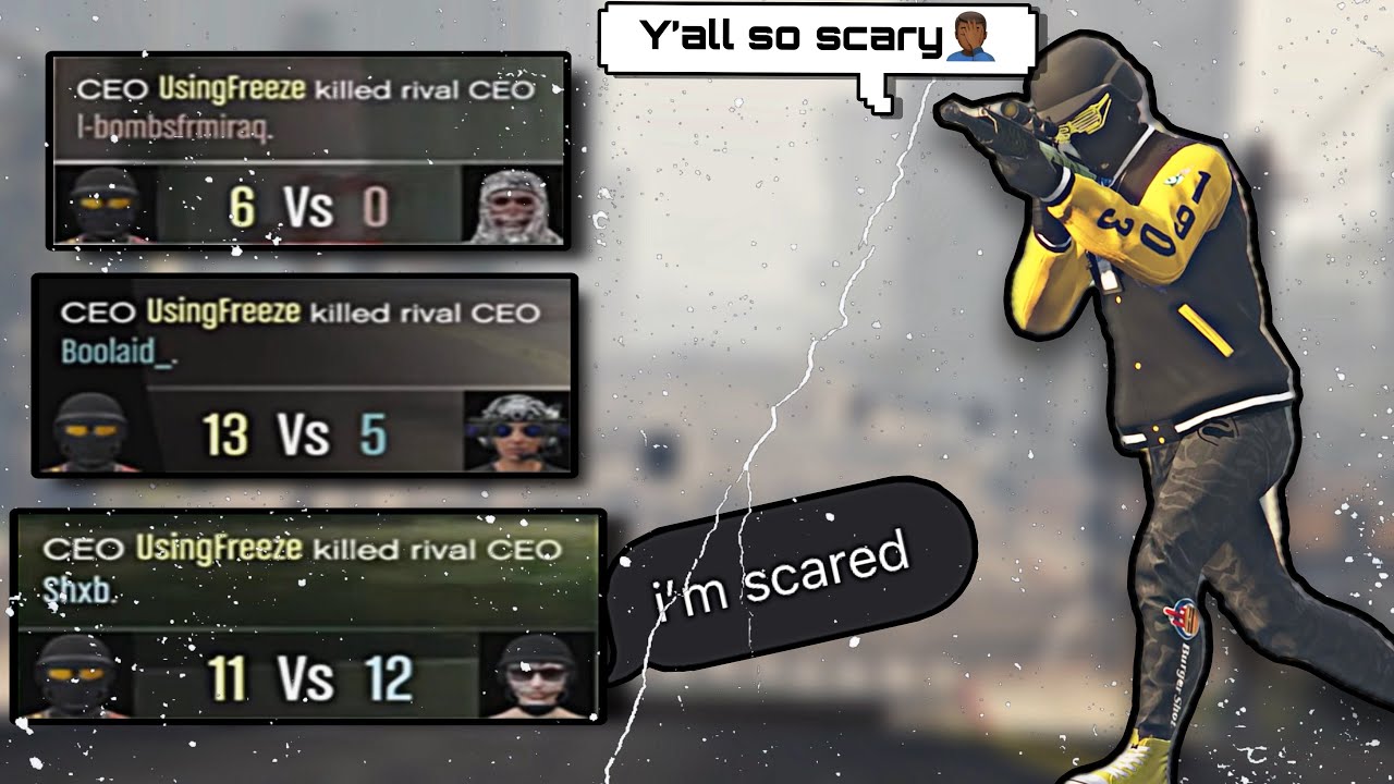 I ran into the best city free for all ever in GTA ONLINE