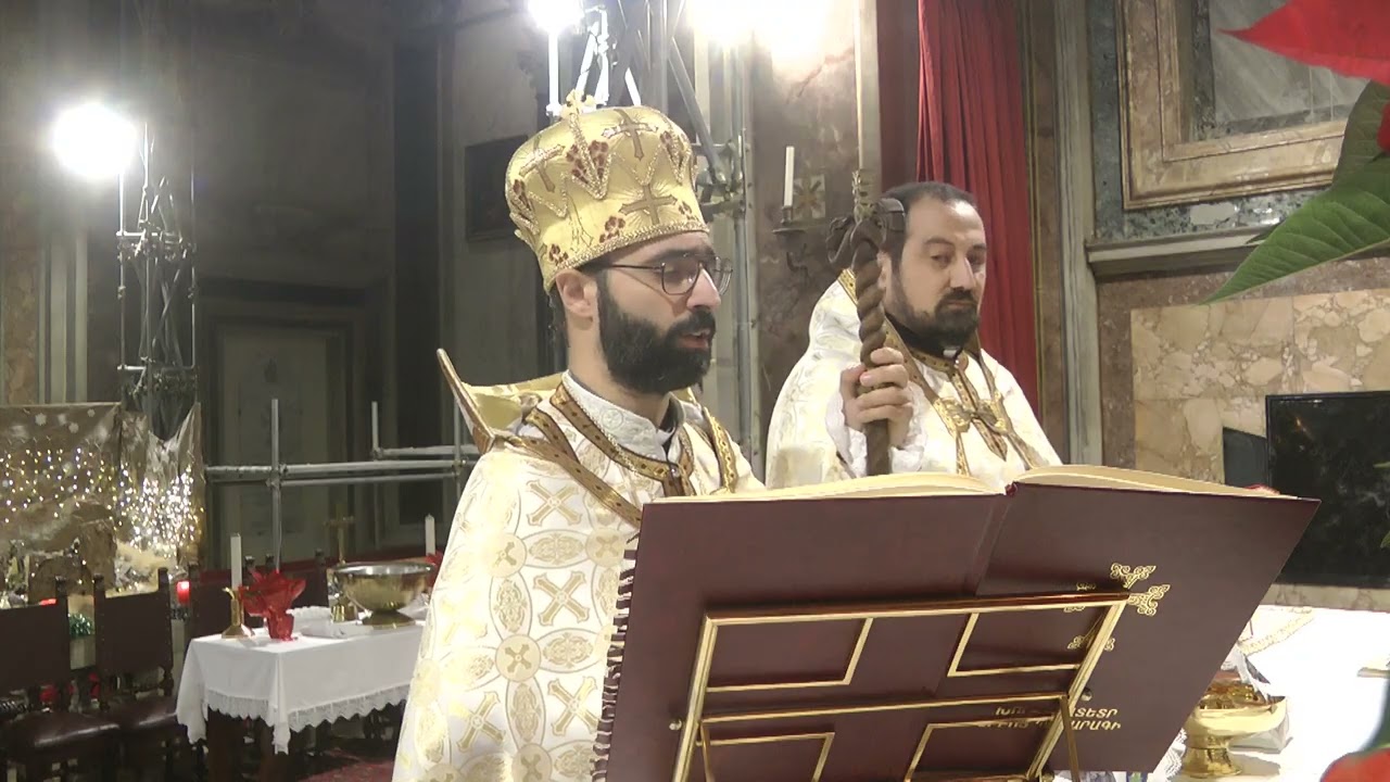 Մեր Տէր Յիսուս Քրիստոսի Յայտնութեան եւ Մկրտութեան տօնի Ս. Պատարագ եւ Ջրօրհնէքի արարողութիւնը՝ Հռոմ