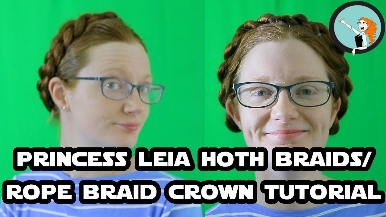 Princess Leia Hoth Crown Braids | Star Wars Hair Tutorial