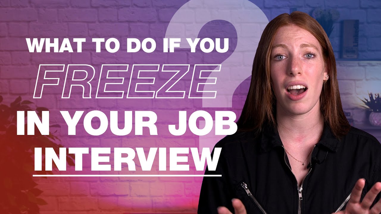 Career Hacks: What to do if you freeze in an interview