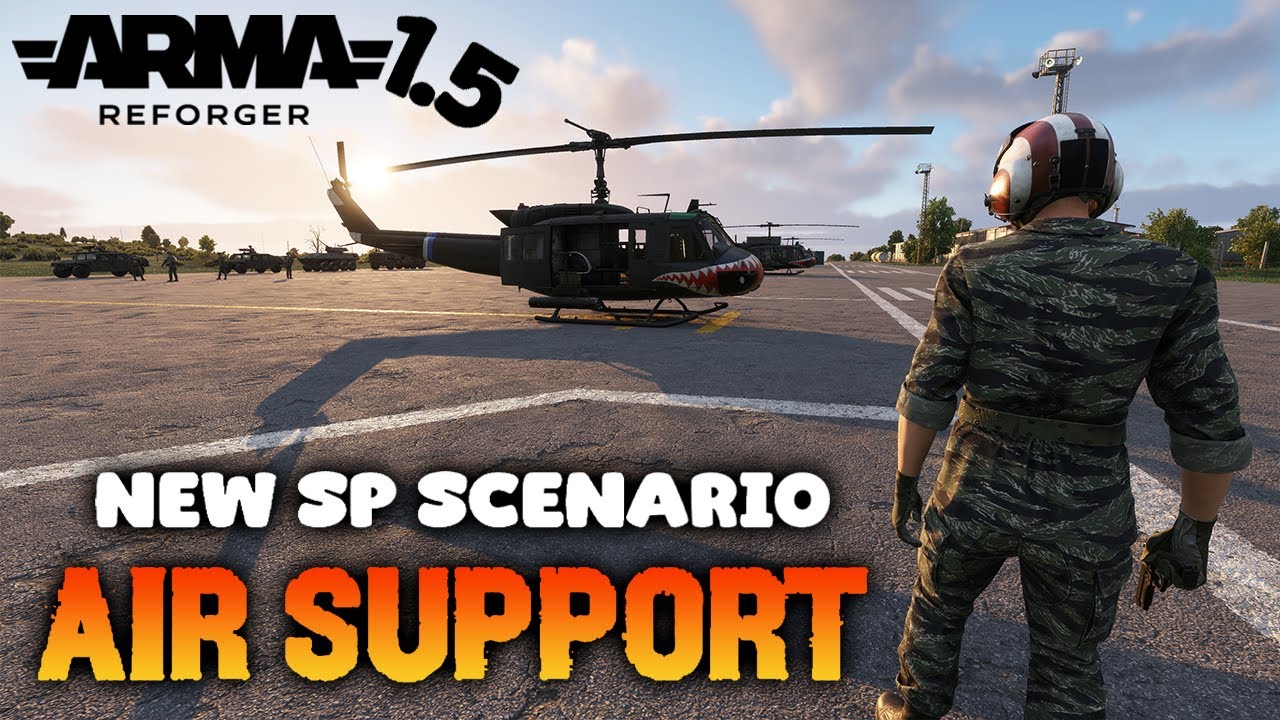 ARMA REFORGER 1.5 | ПОДДЕРЖКА С ВОЗДУХА | НОВЫЙ СЦЕНАРИЙ ДЛЯ ОДИНОЧНОЙ ИГРЫ (ЭКСПЕРИМЕНТАЛЬНЫЙ)