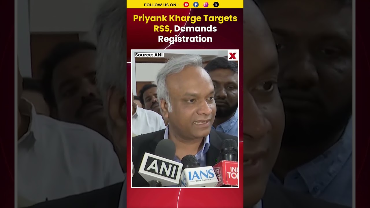 Karnataka Minister Priyank Kharge Raises Big Questions Over RSS Accountability | NewsX