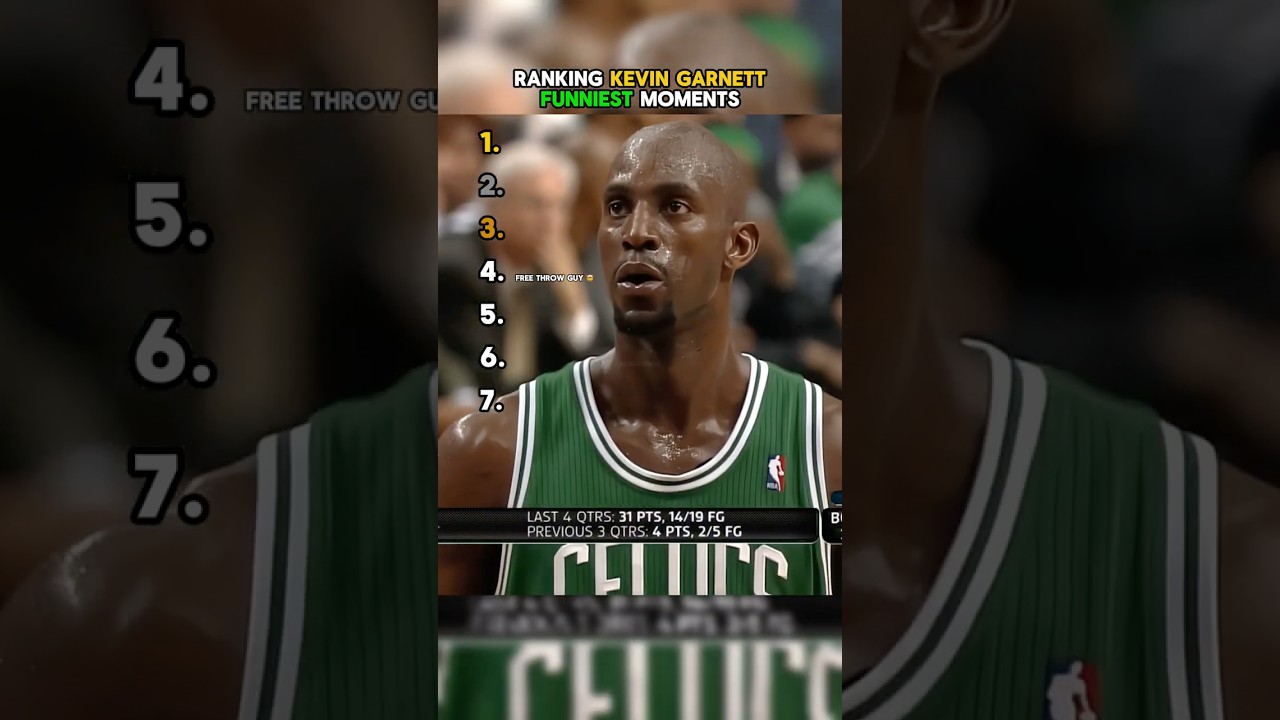 Ranking Kevin Garnett Funniest Moments 😭💀