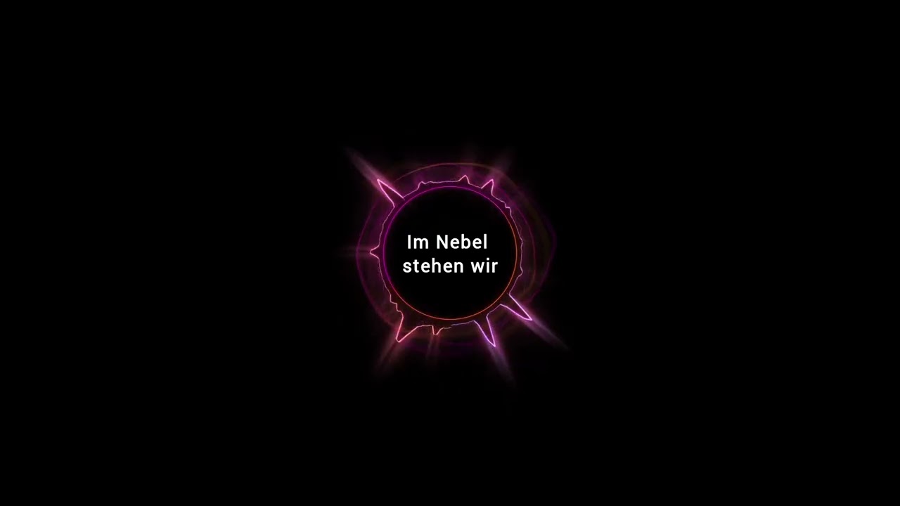 Im Nebel stehen wir
