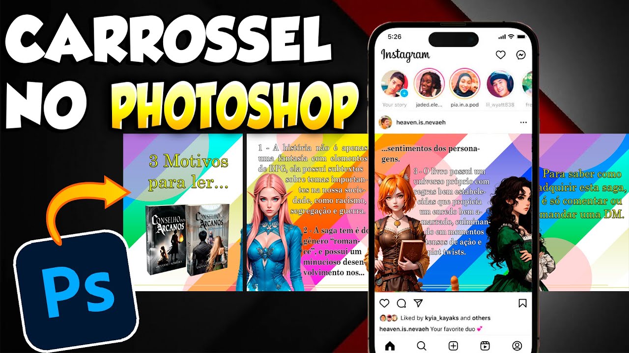 Como criar um Carrossel para Instagram no Photoshop