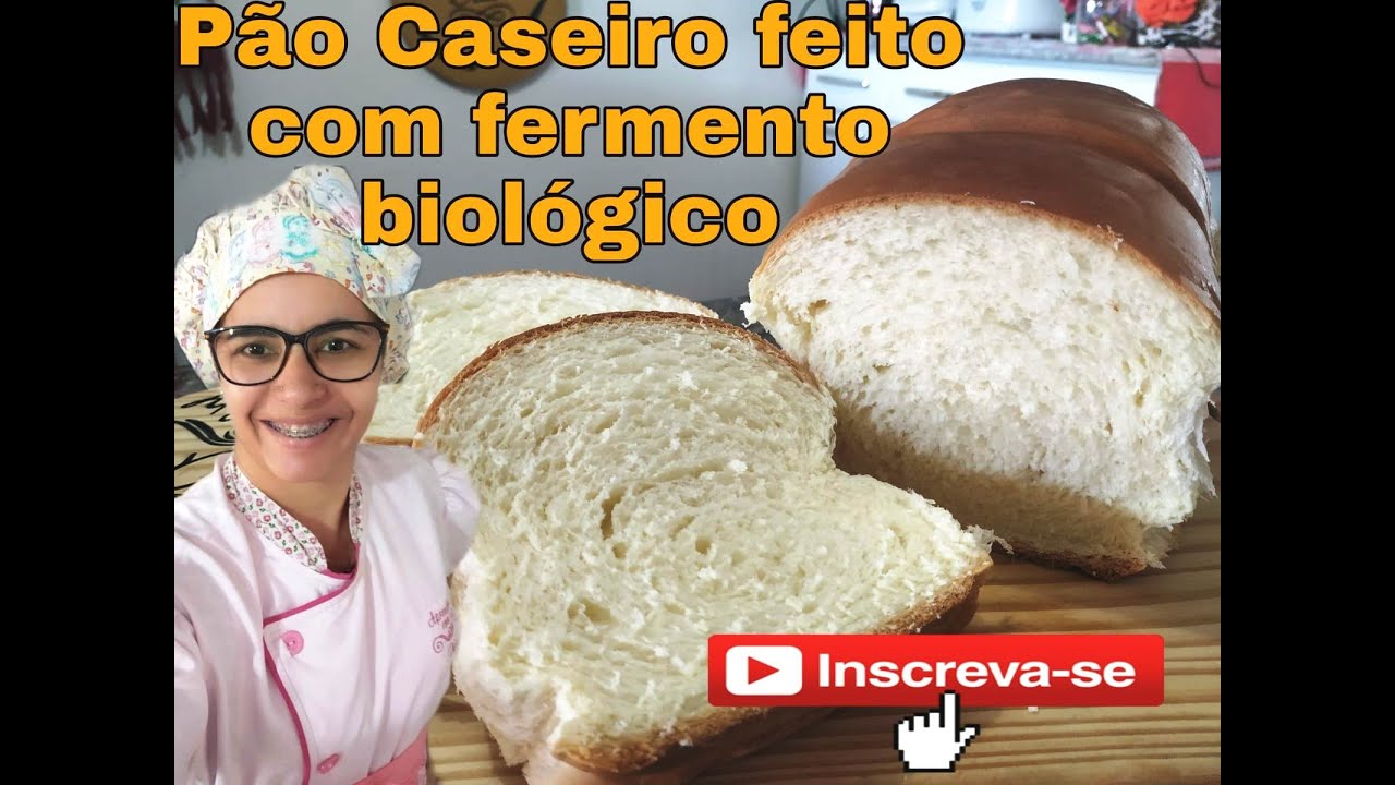 [Passo a Passo] Pão Caseiro Simples de Fermento Biológico Fresco.