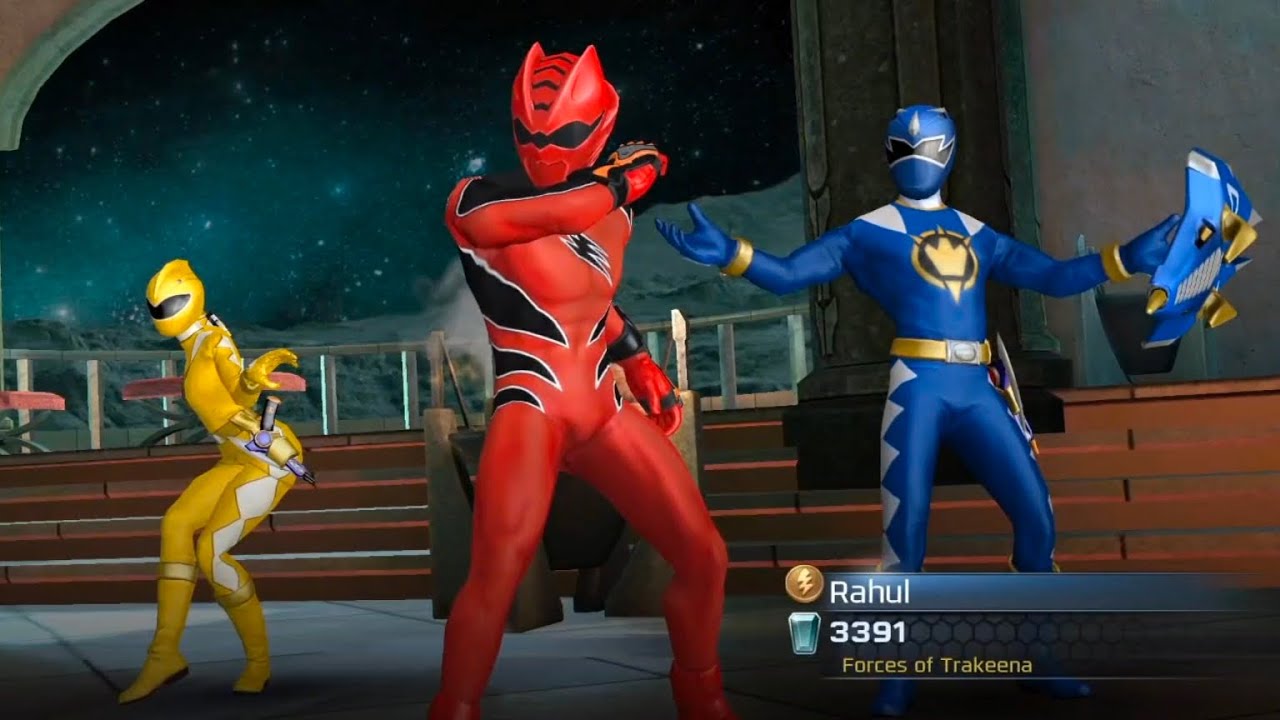 Casey Rhodes Jungle Fury Red Ranger 🐅with Kira & Ethan | Power Rangers Legacy Wars Gameplay