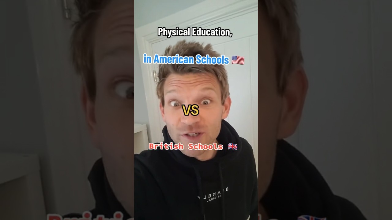 PE in American Schools VS British Schools! #schoollife #pe #schoollife #students IB: @VinnyThomas