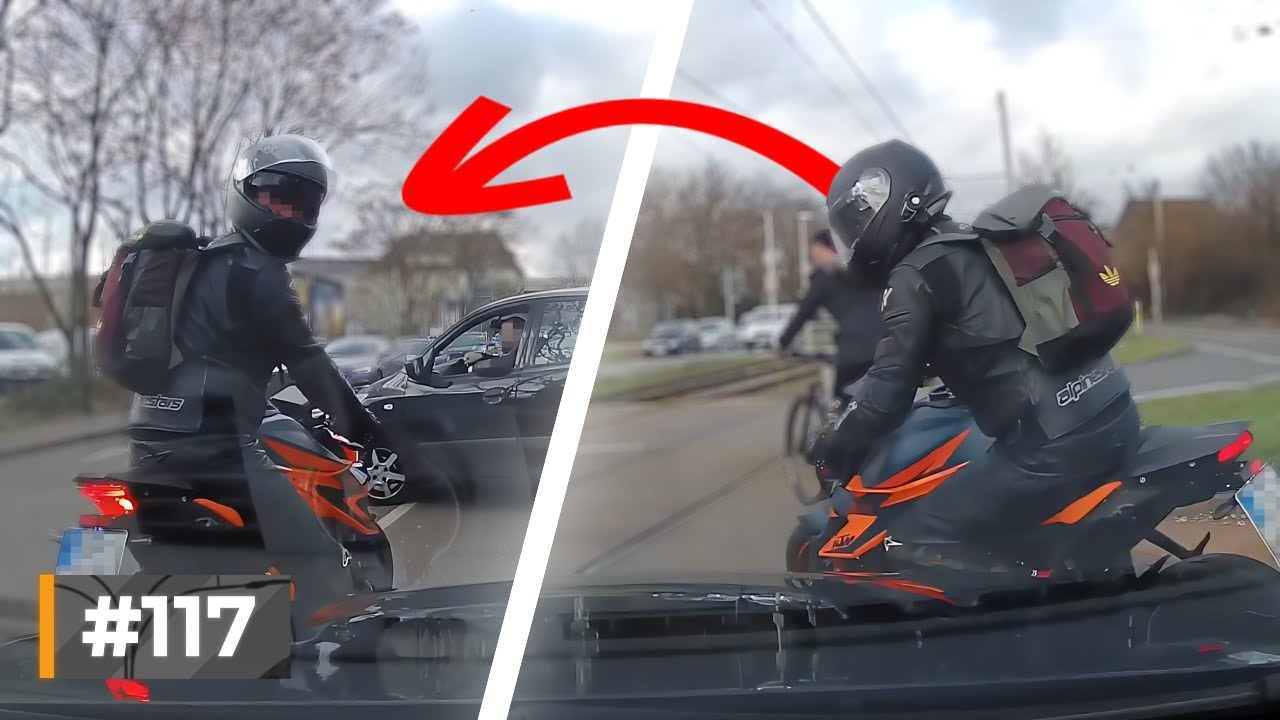 Motorrad-Depp, Raser und totales Verkehrschaos! | #GERMAN #DASHCAM | #117