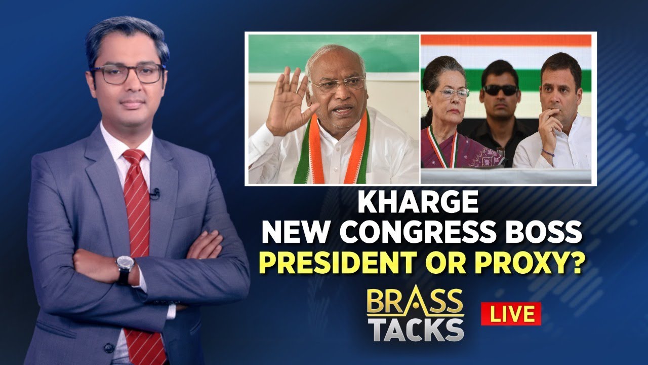 Congress President Election 2022 Live | Will Kharge Be A Proxy Of Gandhi's? |Prime Time |News18 Live