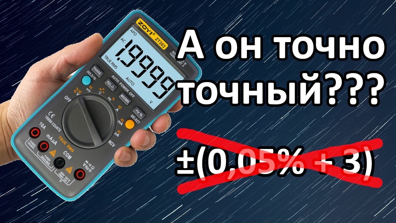 Реальная погрешность ZT303.....?