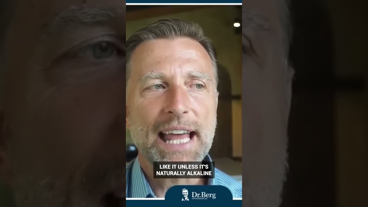 Dr. Berg explains a few thoughts on alkaline water 