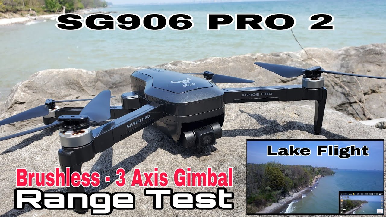ZLRC SG906 PRO 2 Range Test (Brushless Drone, 3 Axis Gimbal)