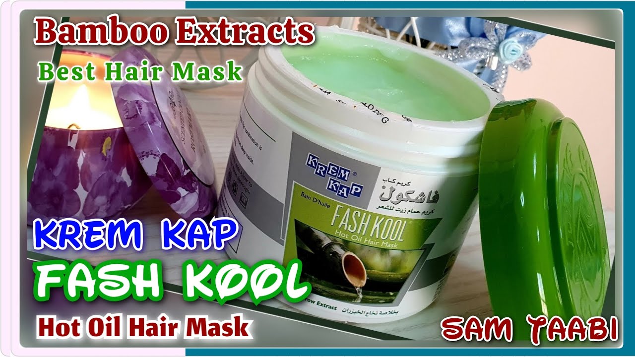 Hair Mask|Krem Kap Fash Kool Hair Mask #mask #hairmask #fashkool #bambooshoot #bambusa #nazih #qatar