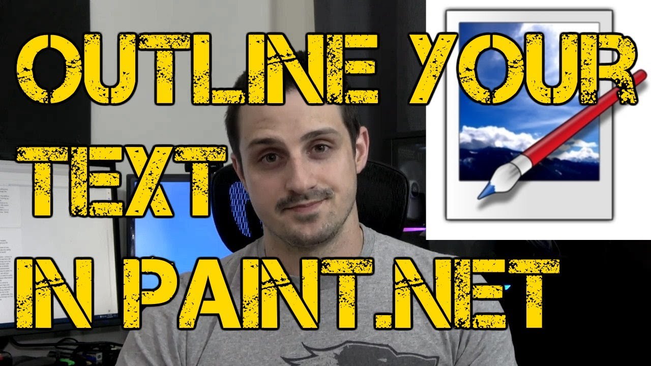 Paint.net: How to Outline, Shadow, and Create Transparent Text