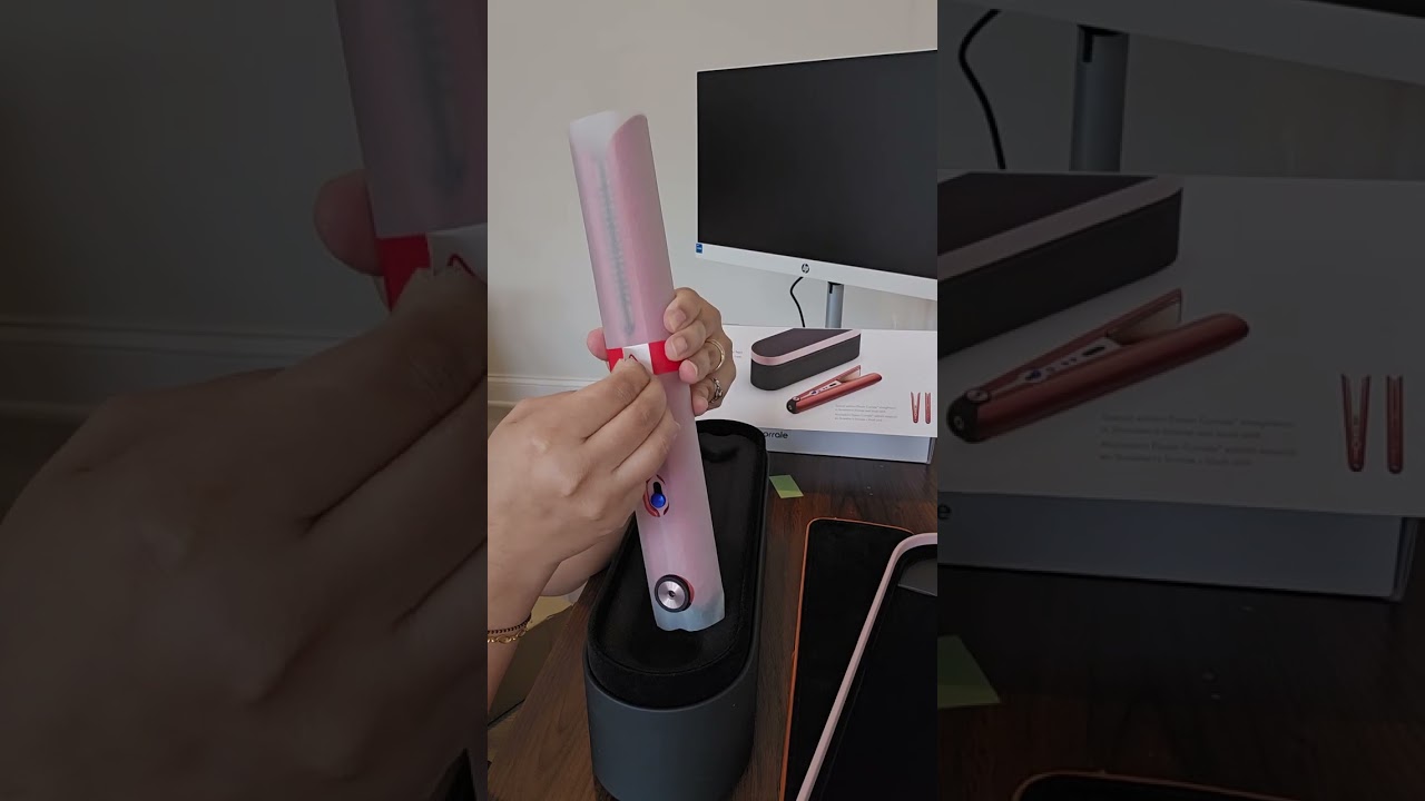 Dyson corrale styler & straightener special edition in strawberry bronze & blush pink😍