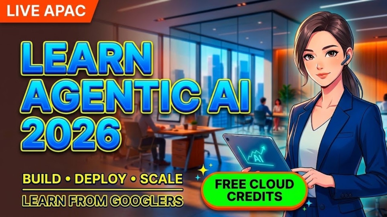 🚀 Agentic AI in Action 2026: Build, Deploy & Scale Real AI Agents + FREE Google Cloud Credits