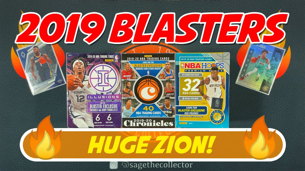 2019-20 Basketball Blaster Boxes: Zion and Ja Hunting 🔥 HUGE Zion + Lots of Other Zions & Jas!