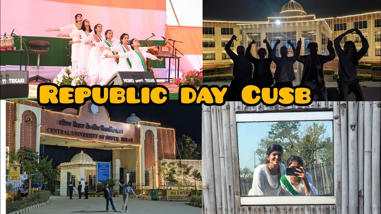 Republic day at Cusb 🇮🇳 #cusb #republicday #vlog #gaya #celebration #mansirai