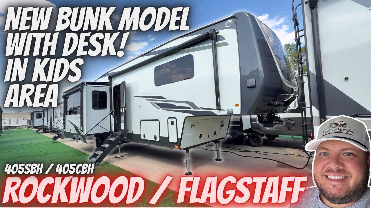 2026 Rockwood 405SBH | New Bunk Model Floor Plan! | 2026 Flagstaff 405CBH Tour