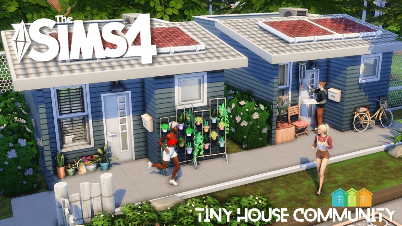 🏘️Tiny House Community - House of Hope | Sims 4 Stop Motion | NO CC
